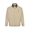 Prada Cotton Canvas Blouson - Leather-Trimmed Collar Navy Blue (7) Prada Cotton Canvas Blouson - Leather-Trimmed Collar Navy Blue