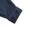 Prada Cotton Canvas Blouson - Leather-Trimmed Collar Navy Blue (8) Prada Cotton Canvas Blouson - Leather-Trimmed Collar Navy Blue