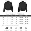 Prada Gabardine Bomber Jacket Enamel Triangle Logo Black (1) Prada Gabardine Bomber Jacket Enamel Triangle Logo Black