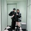 Prada Gabardine Bomber Jacket Enamel Triangle Logo Black (4) Prada Gabardine Bomber Jacket Enamel Triangle Logo Black