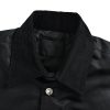 Prada Padded Jacket Shirt Collar & Enamel Logo Black Re-Nylon (9) Prada Padded Jacket Shirt Collar & Enamel Logo Black Re-Nylon