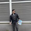 Prada Padded Overshirt Enamel Triangle Logo Black Re-Nylon