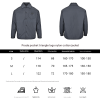 Prada Re-Nylon Blouson Jacket Enameled Triangle Logo Charcoal Grey