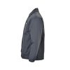 Prada Re-Nylon Blouson Jacket Enameled Triangle Logo Charcoal Grey