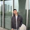 Prada Re-Nylon Blouson Jacket Enameled Triangle Logo Charcoal Grey